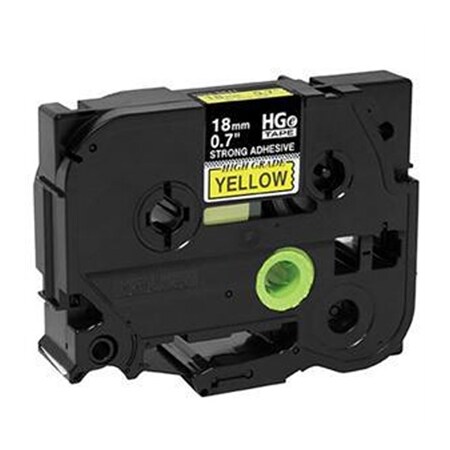 Brother Black Ink on Yellow Label, PK5, HGES6415PK HGES6415PK